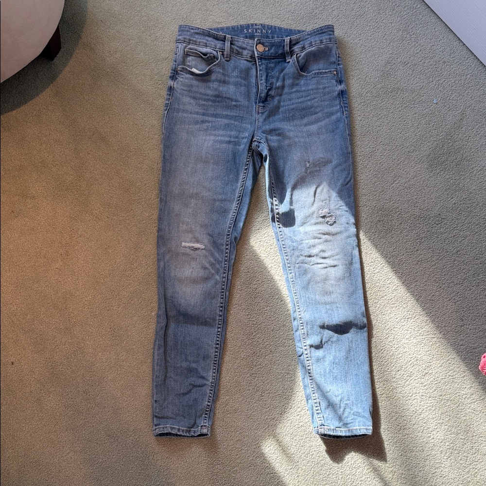 WHBM The Skinny Crop High-Rise Jeans size 2 regular length